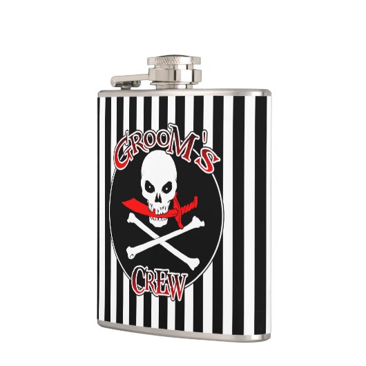 Groom's Crew Flask Heupfles (Links)
