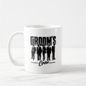 Groom's Crew Groomsmen Team vrijgezellenfeest Koffiemok (Links)