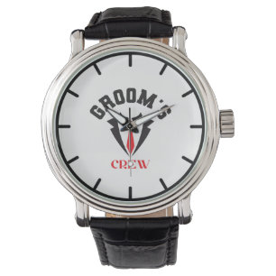 Groom's Crew - Moderne Groomsmen Vrijgezellenfeest Horloge