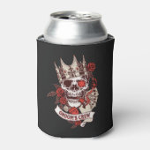 Groom's Crew Skull Bachelor Party Blikjeskoeler (Blikje Voorkant)