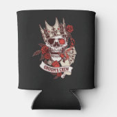 Groom's Crew Skull Bachelor Party Blikjeskoeler (Achterkant)