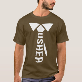 Grooms Crew Usher Bachelor  T-shirt