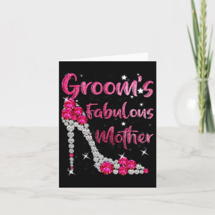 Groom's Fabulous Moeder Gelukkig Huwelijk Huwelijk Kaart