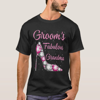 Groom's Fabulous Oma Happy Wedding Trouwen Vinta T-shirt