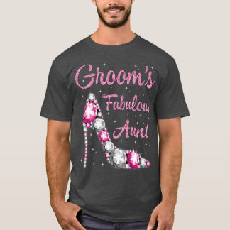 Grooms Fabulous tante Happy Wedding Marry gehuwd D T-shirt