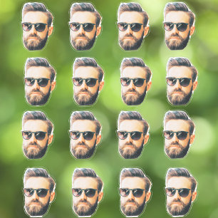 Groom's Face Funny Bachelorette Party Face Sticker