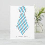 Groom's Family Rehearsal Dinner Invitation Kaart (Staand voorkant)