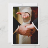 Grooms Gay Wedding Commitment Ceremony LOVE Card Kaart (Voorkant)
