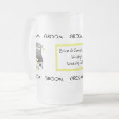 Groom's Glass Beer Mok (Voorkant links)