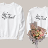 Groom's Just Married Couples Honeymoon Outfit Trui