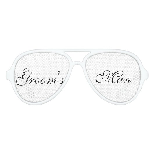 GROOM's MAN Party Shades Aviator Zonnebril (Voorkant)