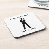 Groom's Memento Onderzetter (Linkerzijde)