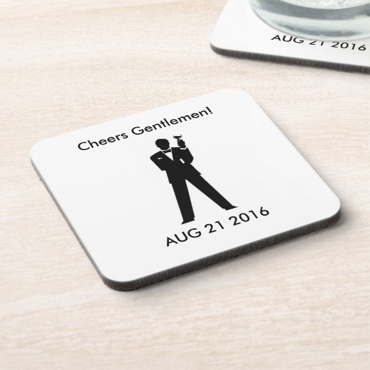 Groom's Memento Onderzetter (Linkerzijde)