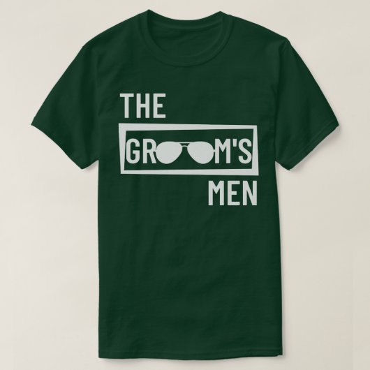 Grooms Men Wedding Party Best Man Bachelor Party T-shirt (Design voorkant)