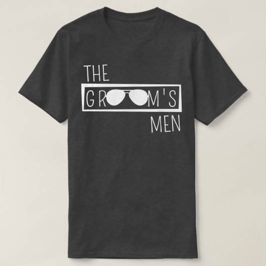 Grooms Men Wedding Party Best Man Bachelor Party T-shirt (Design voorkant)