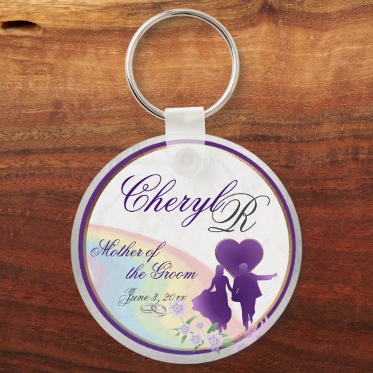 Grooms Moeder's Keepomwille Sleutelhanger (Voorkant)