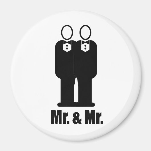 GROOMS MR EN MR - PNG. MAGNEET (Voorkant)