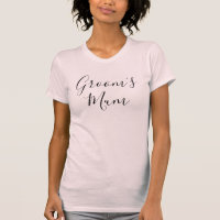 Groom's Mum Elegant Kalligrafie Typografie Trouwen