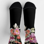 Grooms Roze Bruiloft Bloemen Boeket op Zwart Sokken (Top)