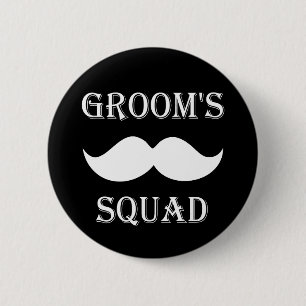 Groom's Squad-knop Ronde Button 5,7 Cm