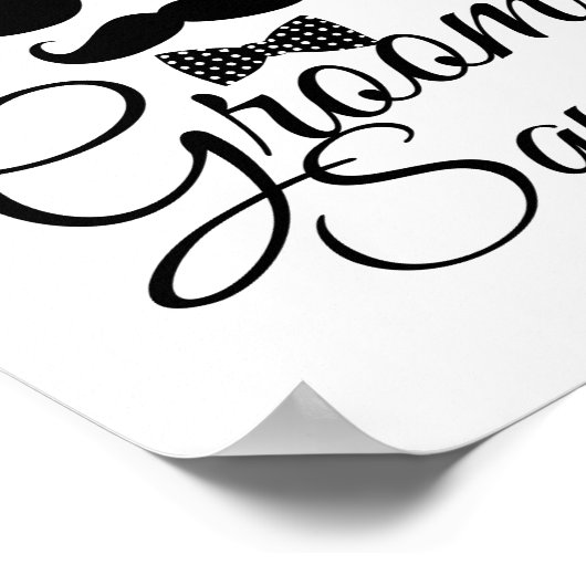 Groom's squad poster (Hoek)