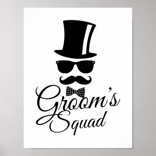 Groom's squad poster (Voorkant)