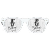 Groom's squad retro zonnebril (Voorkant)