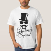 Groom's squad t-shirt (Voorkant)