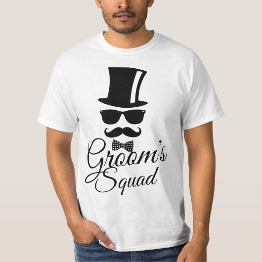 Groom's squad t-shirt (Voorkant)