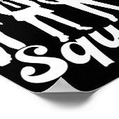 Groom's Squad Team Bruid Groom Party Bachelor Poster (Hoek)