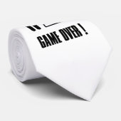 Groom's stropdas GAME OVER! (Opgerold)