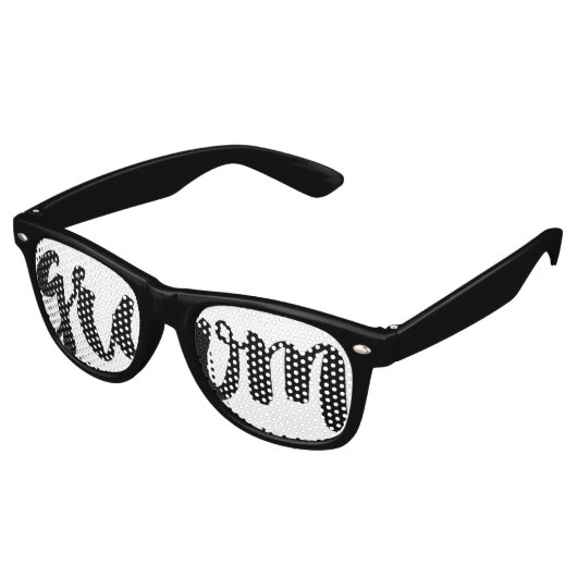Grooms Swag Party Shades Retro Zonnebril (Gekanteld)