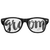 Grooms Swag Party Shades Retro Zonnebril (Voorkant)