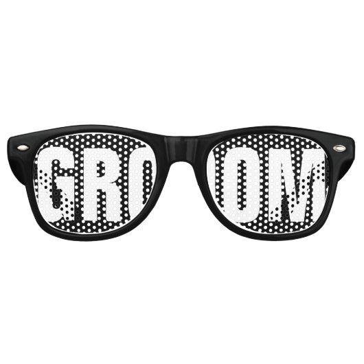 Grooms Swag Party Shades Retro Zonnebril (Voorkant)