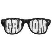 Grooms Swag Party Shades Retro Zonnebril (Voorkant)
