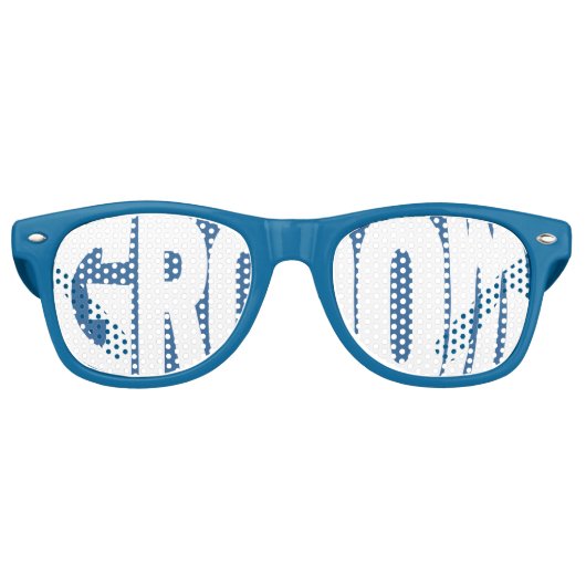 Grooms Swag Party Shades Retro Zonnebril (Voorkant)