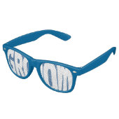 Grooms Swag Party Shades Retro Zonnebril (Gekanteld)