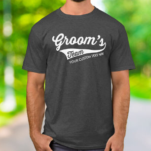 Groom's Team Aangepaste Bruiloft Bachelor Party Sp T-shirt