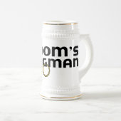Grooms Wingman Bachelor Party Stein Bierpul (Voorkant rechts)