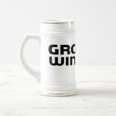 Grooms Wingman Bachelor Party Stein Bierpul (Links)