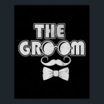 Grooms Wolfpack Bachelor Party Groomsmen Wedding T Poster<br><div class="desc">Grooms Wolfpack Bachelor Party Groomsmen Weddenschap Team</div>
