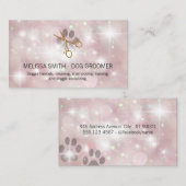 Groomschaar | Roze Bokeh | Sparkle Glow Visitekaartje (Voorkant / Achterkant)