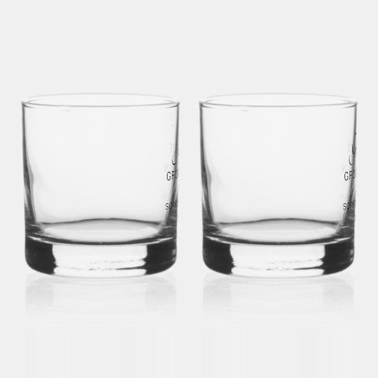 Groomsman aangepaste gepersonaliseerde naam bruilo whisky glas (Rechts)