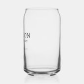 Groomsman aangepaste gepersonaliseerde namen bruil blikvorm glas (Links)