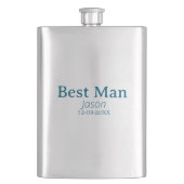 Groomsman Bachelorette Party Voeg naam toe Modern  Flacon (Voorkant)