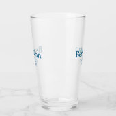 Groomsman Bachelorette Party Voeg naam toe Modern  Glas (Links)