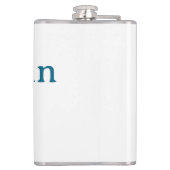 Groomsman Bachelorette Party Voeg naam toe Modern  Heupfles (Achterkant)