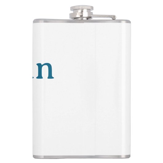 Groomsman Bachelorette Party Voeg naam toe Modern  Heupfles (Achterkant)