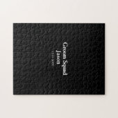 Groomsman Bachelorette Party Voeg naam toe Modern  Legpuzzel (Horizontaal)