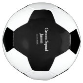 Groomsman Bachelorette Party Voeg naam toe Modern  Voetbal (Gedraaid)